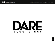 Tablet Screenshot of darerecordings.com